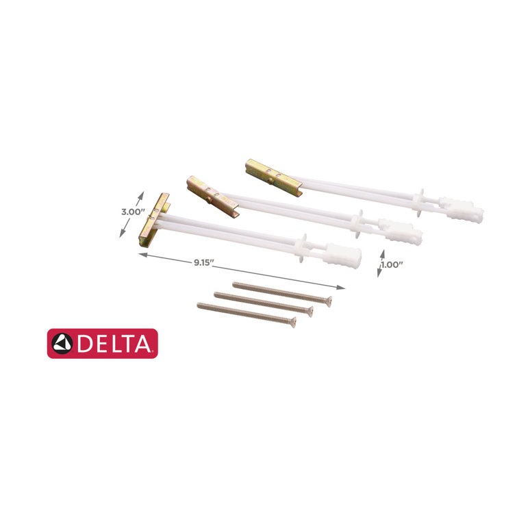 Delta Grab Bar Anchor for NonStud Mounting in Dummy Wayfair Canada